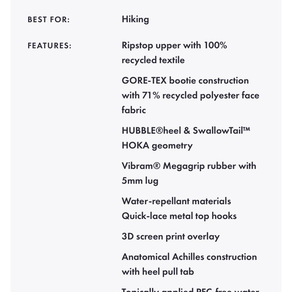 Hoka Trail Code GTX Lightweight Hiker - Picture 6 of 7